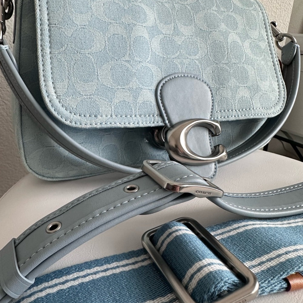 Coach Sky Blue Crossbody Bag